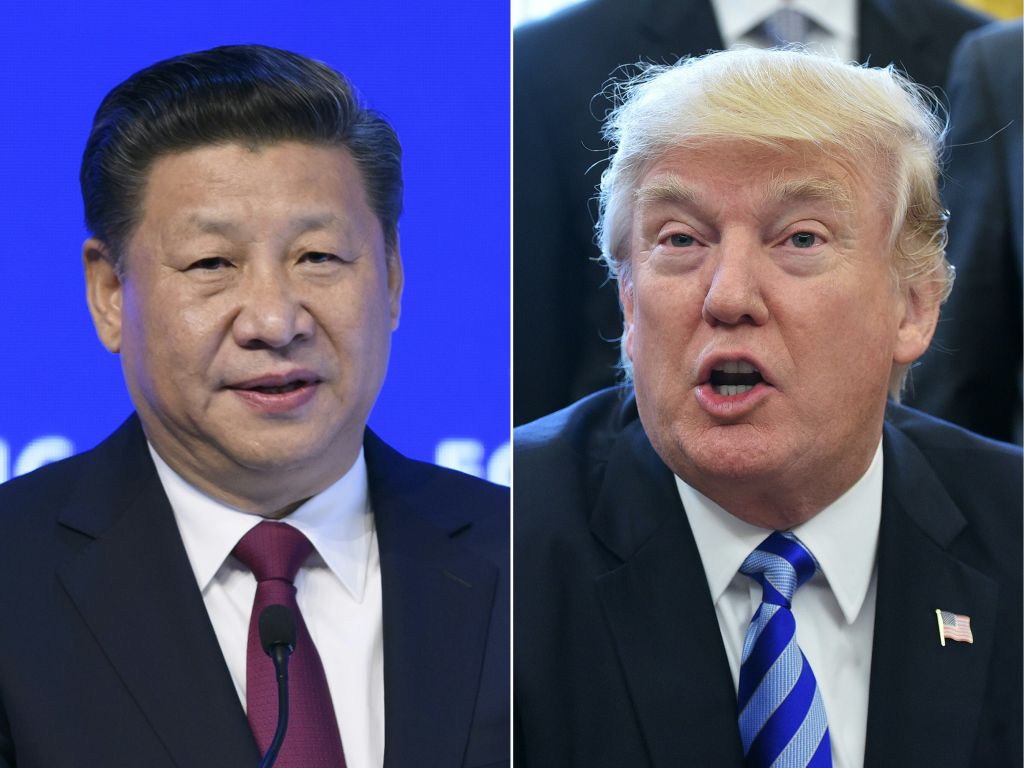 Presidents Trump and Xi