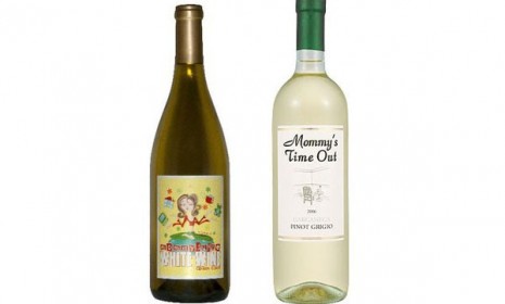 Two wine labels are competing for the same market: Stressed moms who covet an alcoholic break.
