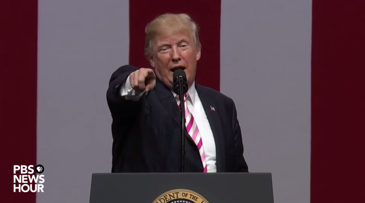 President Trump speaks in Alabama