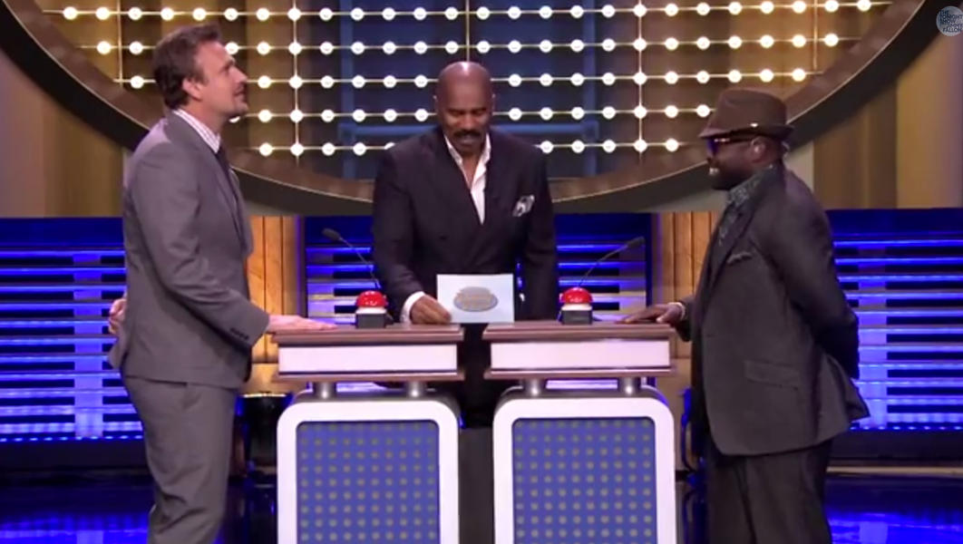 It&#039;s Team Fallon vs. Team Roots in a PG-13 Tonight Show Family Feud