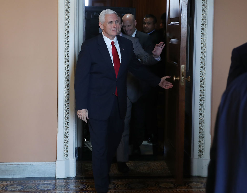 Vice President Mike Pence tried to broker a health-care deal
