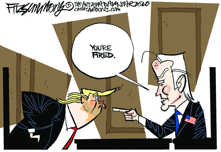 Political Cartoon U.S. Trump Biden 2020&amp;nbsp;&amp;nbsp;