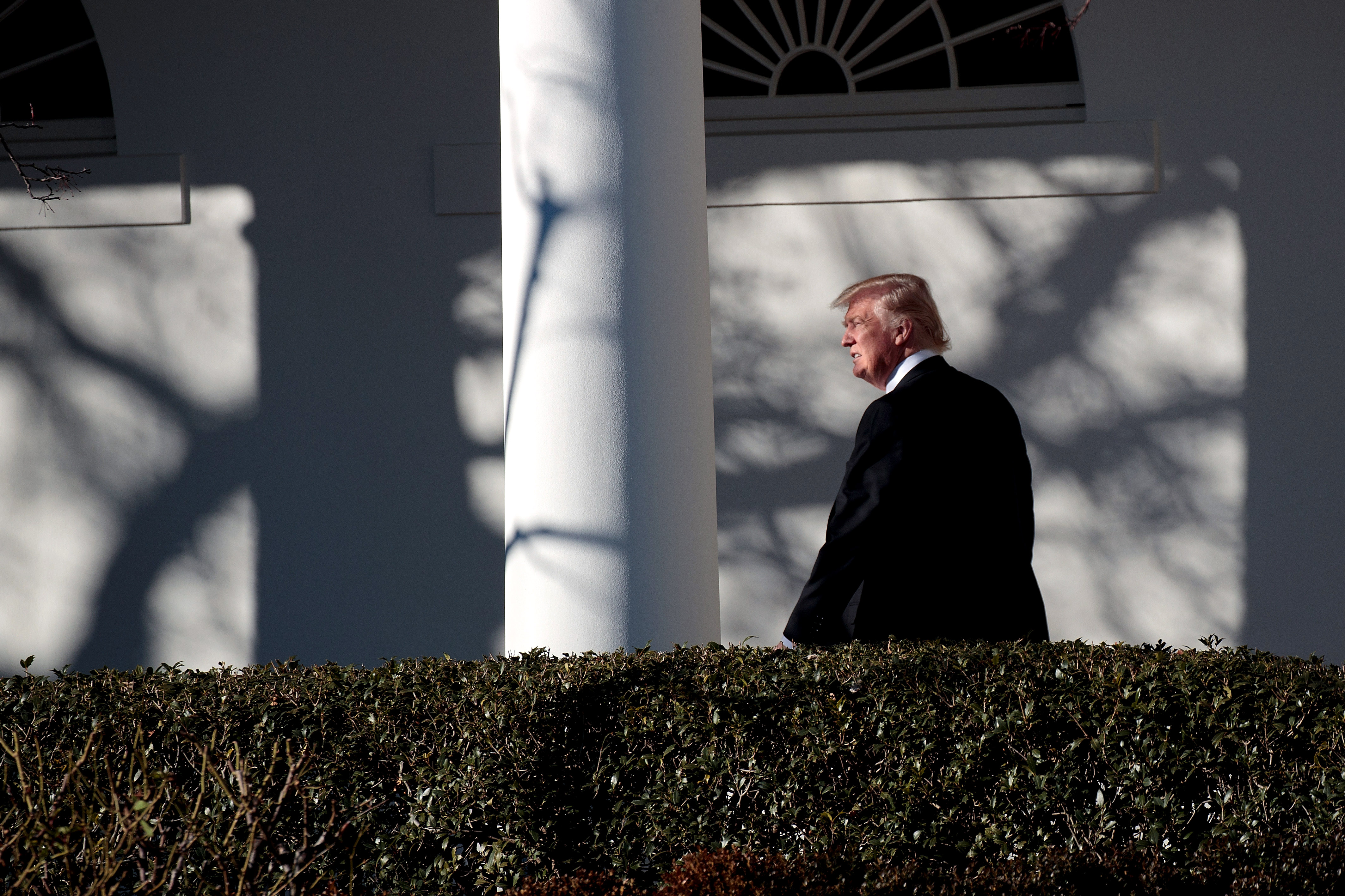 President Trump returns to the White House