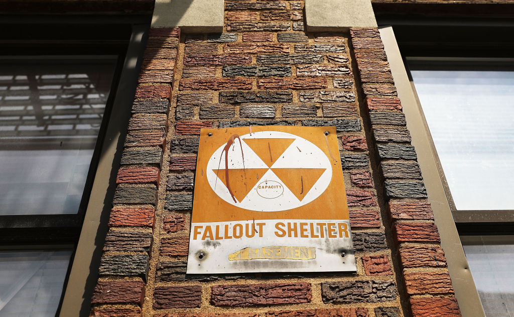 Nuclear fallout sign.