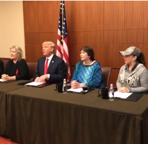 Donald Trump&#039;s surprise press conference.