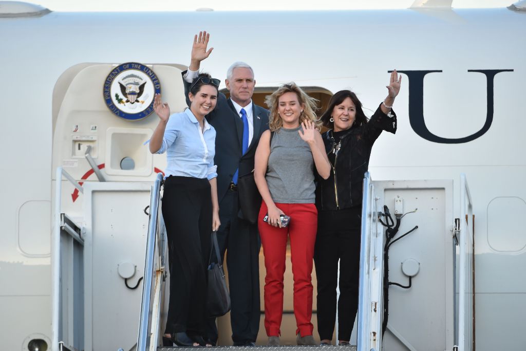 Vice President Mike Pence and family.