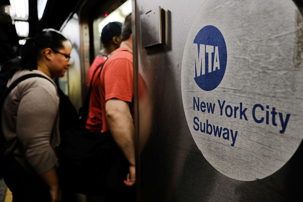 MTA subway in New York City.