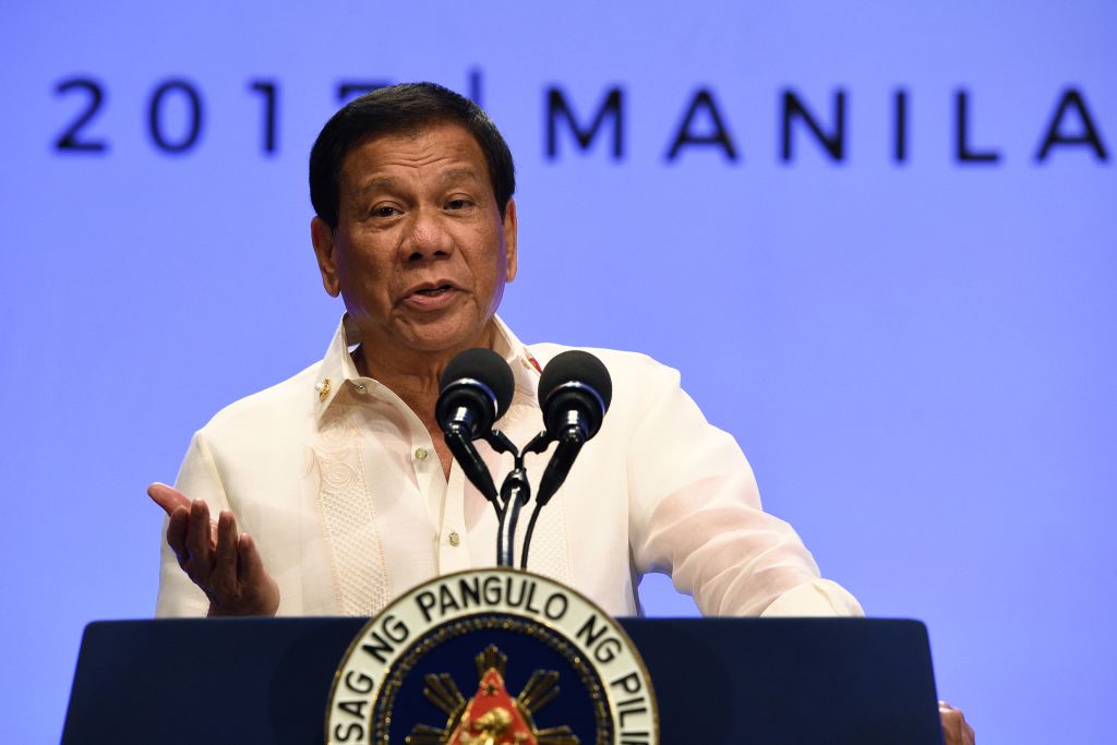 Filipino President Rodrigo Duterte 