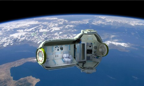 Guests staying in a pod of Russia&#039;s planned space hotel would eat dehydrated food â€” while orbiting at an average speed of 18,600 mph.