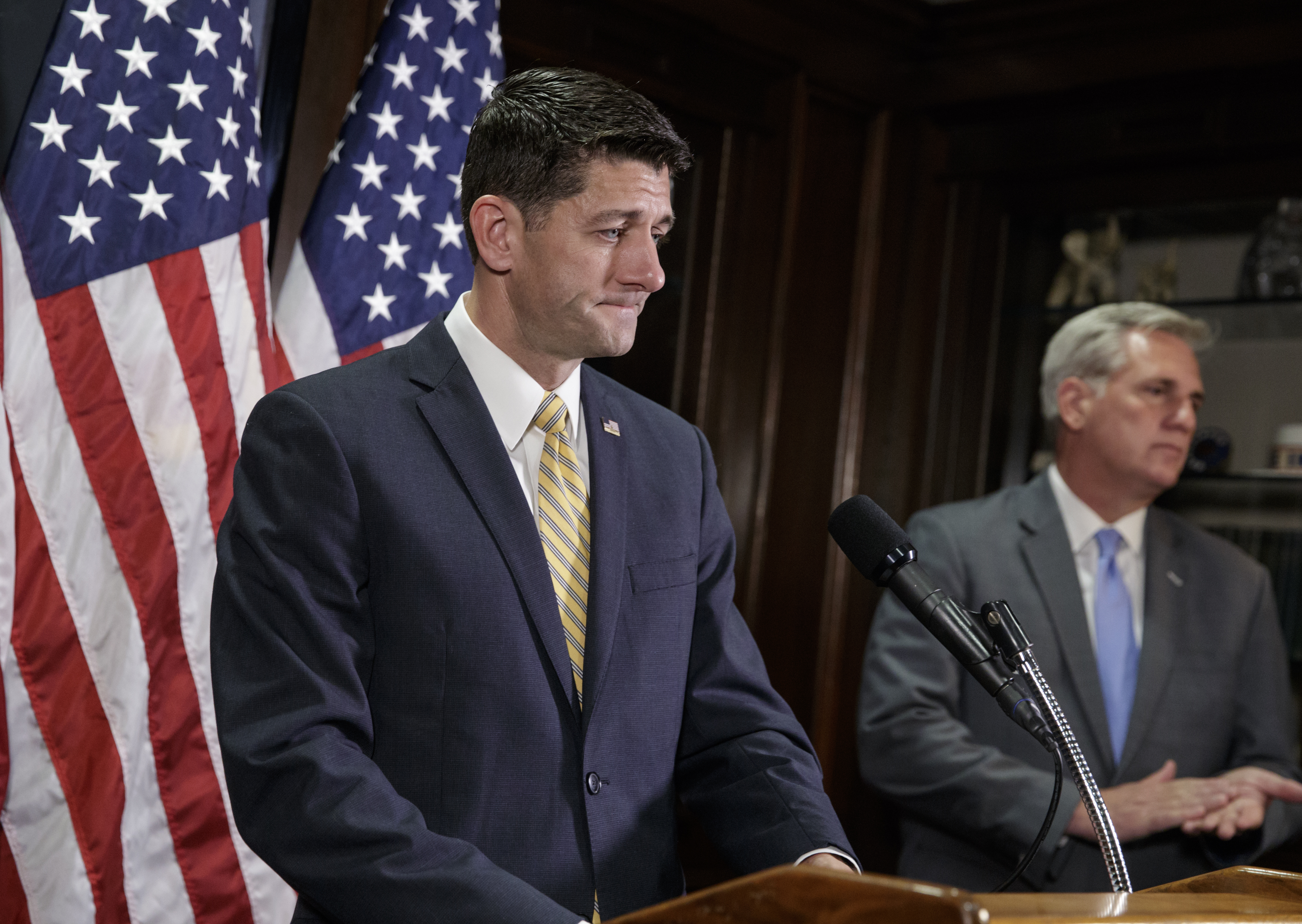 Paul Ryan and Kevin McCarthy speak about tax code