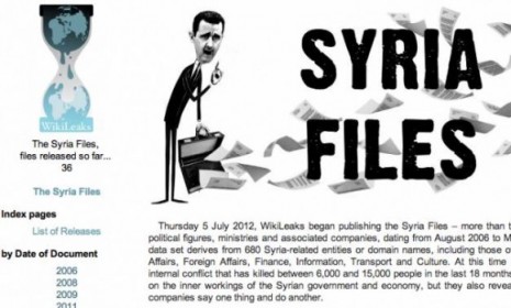 WikiLeaks.org Syria Files