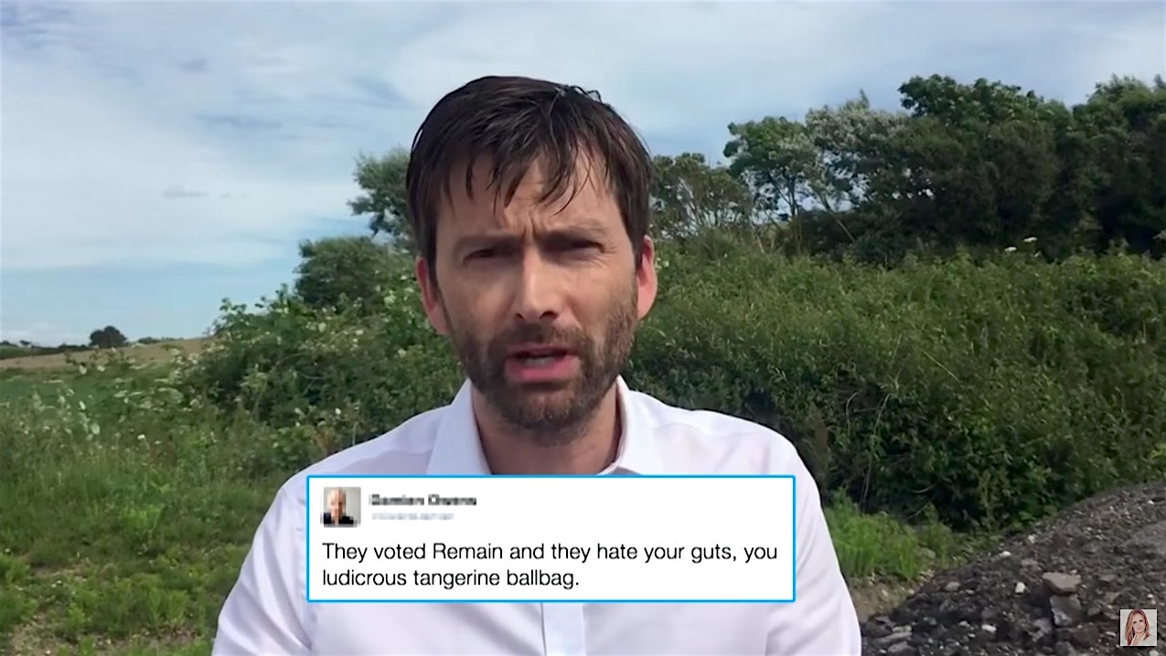 David Tennant reads mean Scottish tweets about Donald Trump