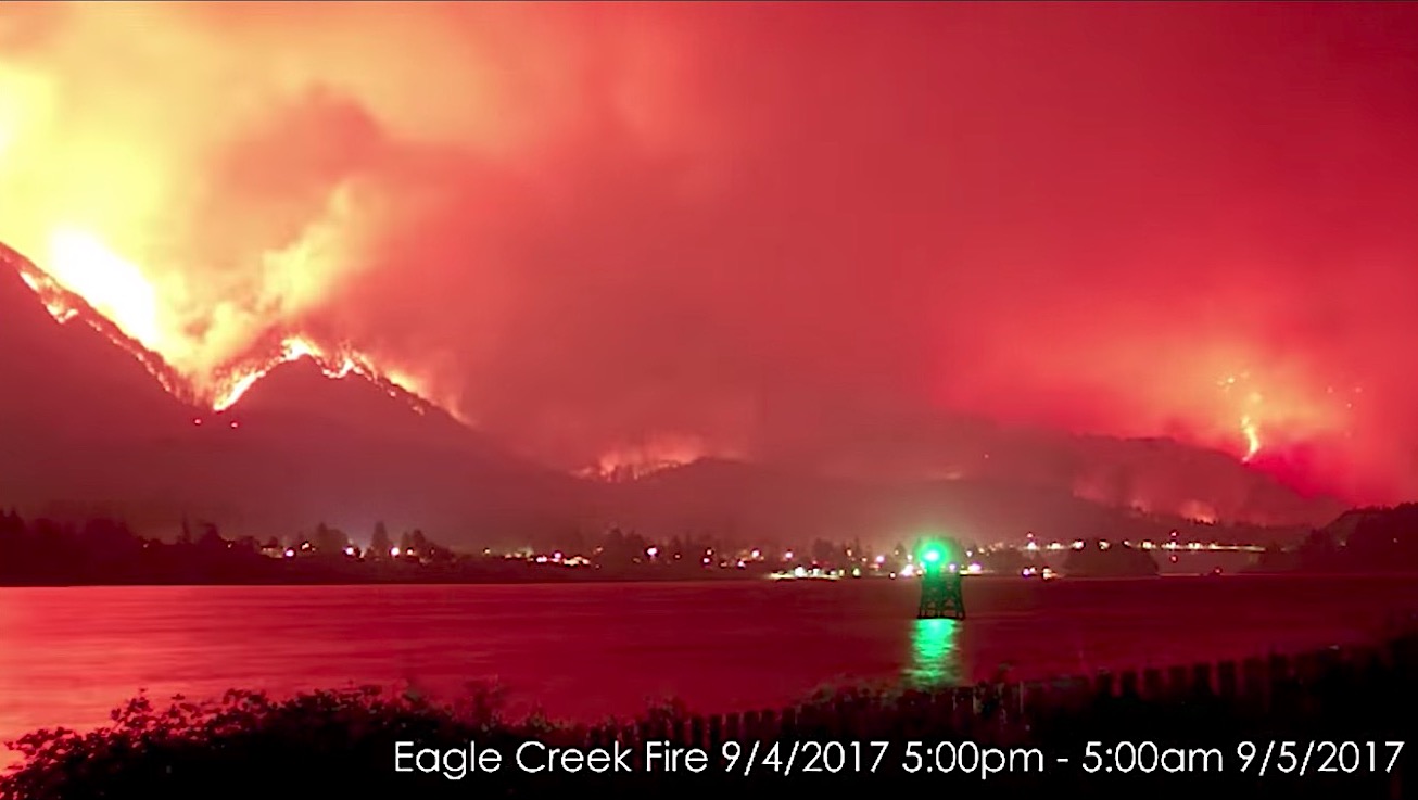 The Eagle Creek fire is ravishing Oregon Columbia Gorge