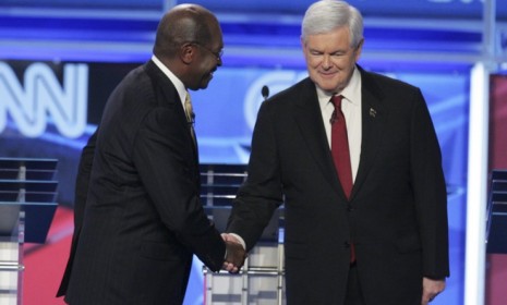 Herman Cain and Newt Gingrich