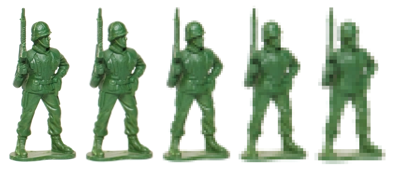 Toy soldiers.