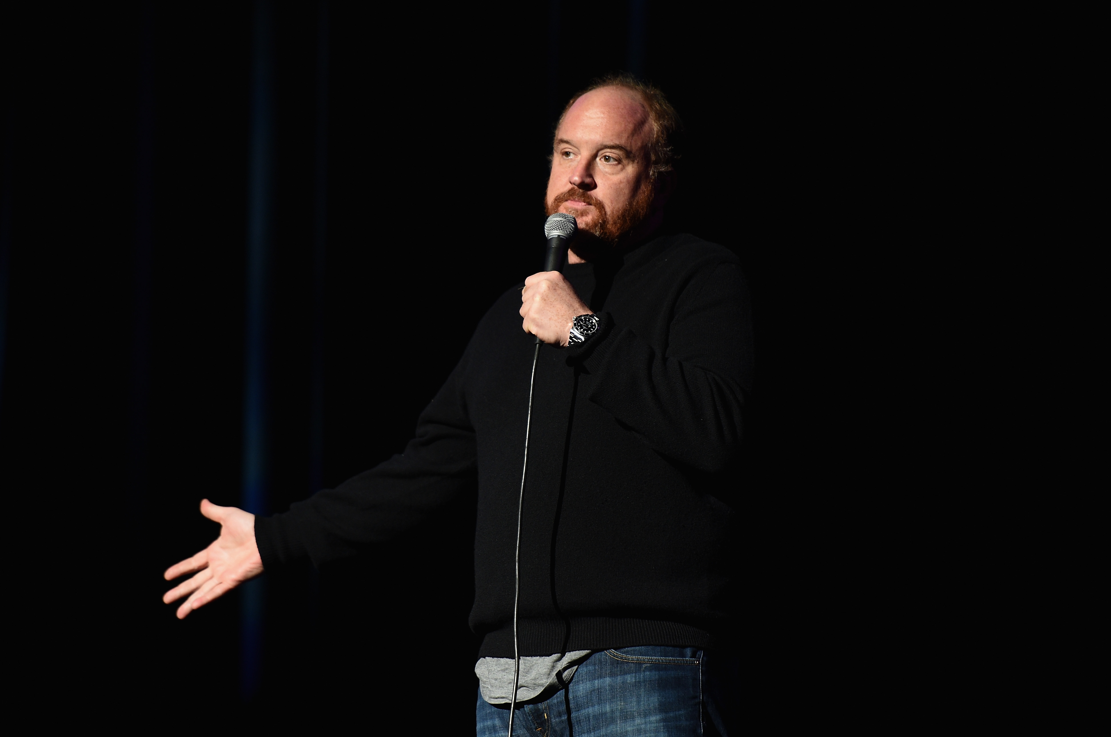 Louis C.K. performs in New York