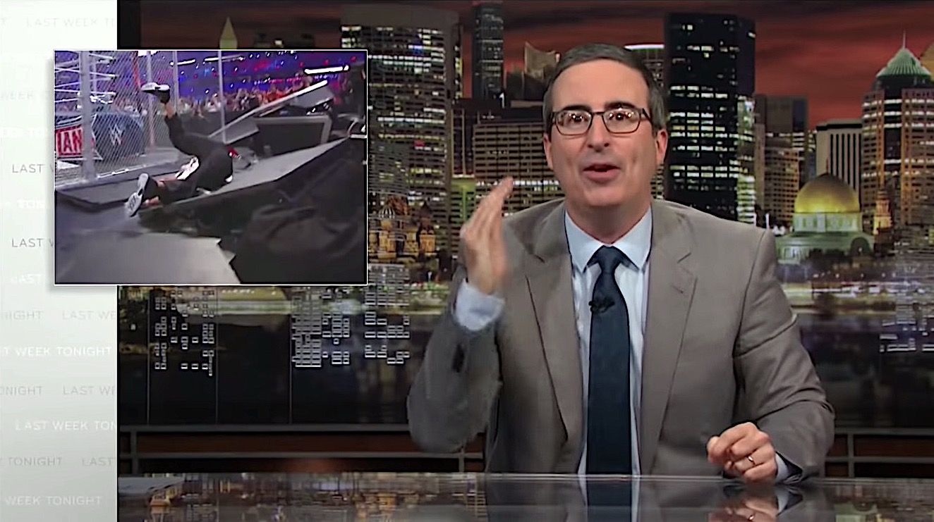 John Oliver takes on the WWE