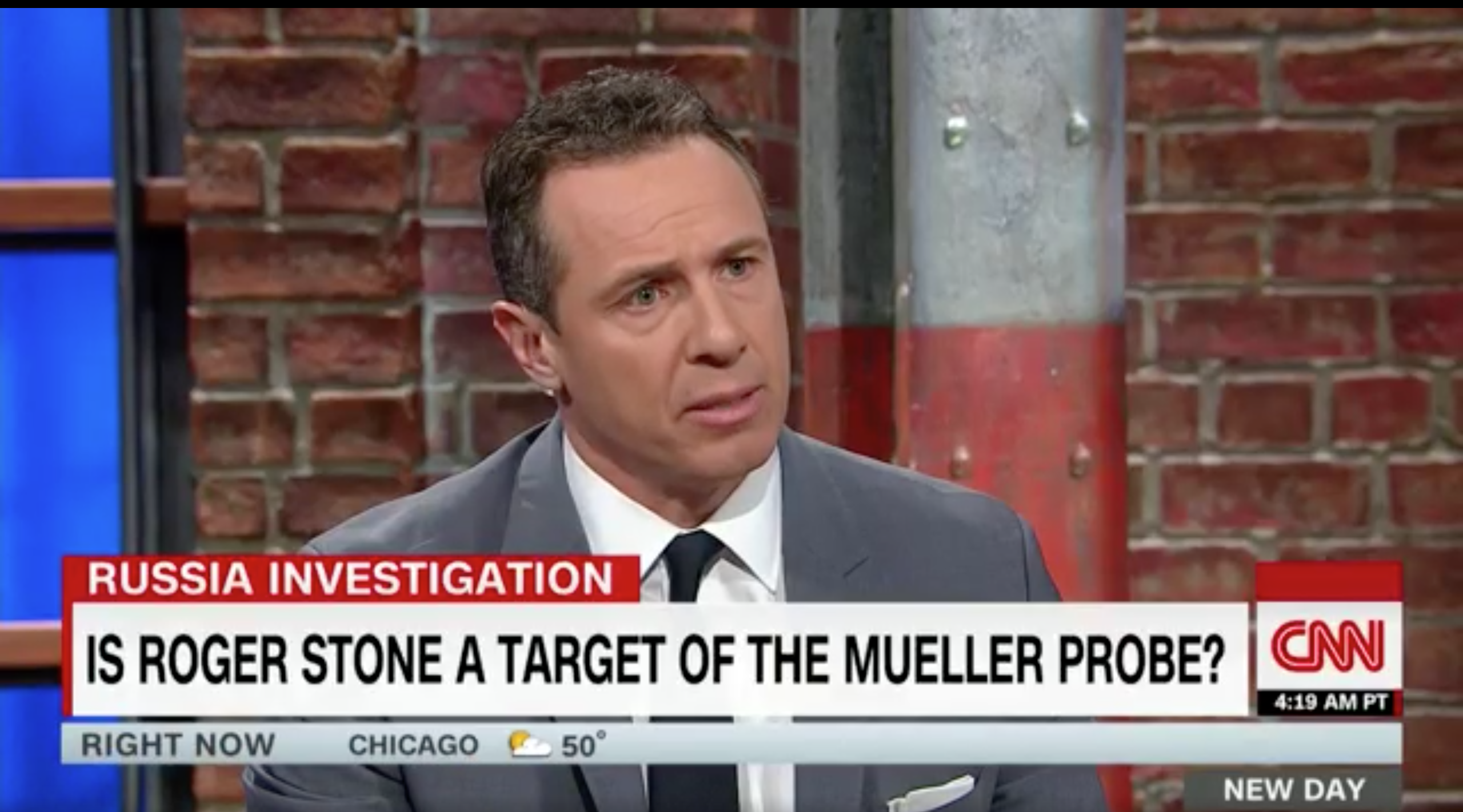 Chris Cuomo and Roger Stone.