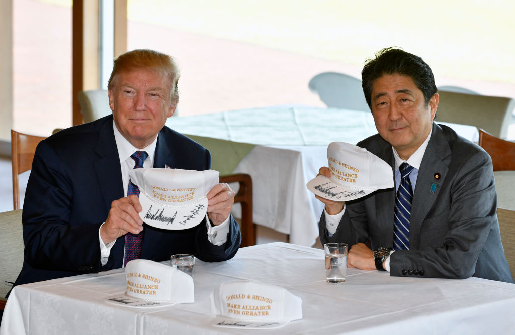 President Trump and Japanese Prime Minister Shinzo Abe