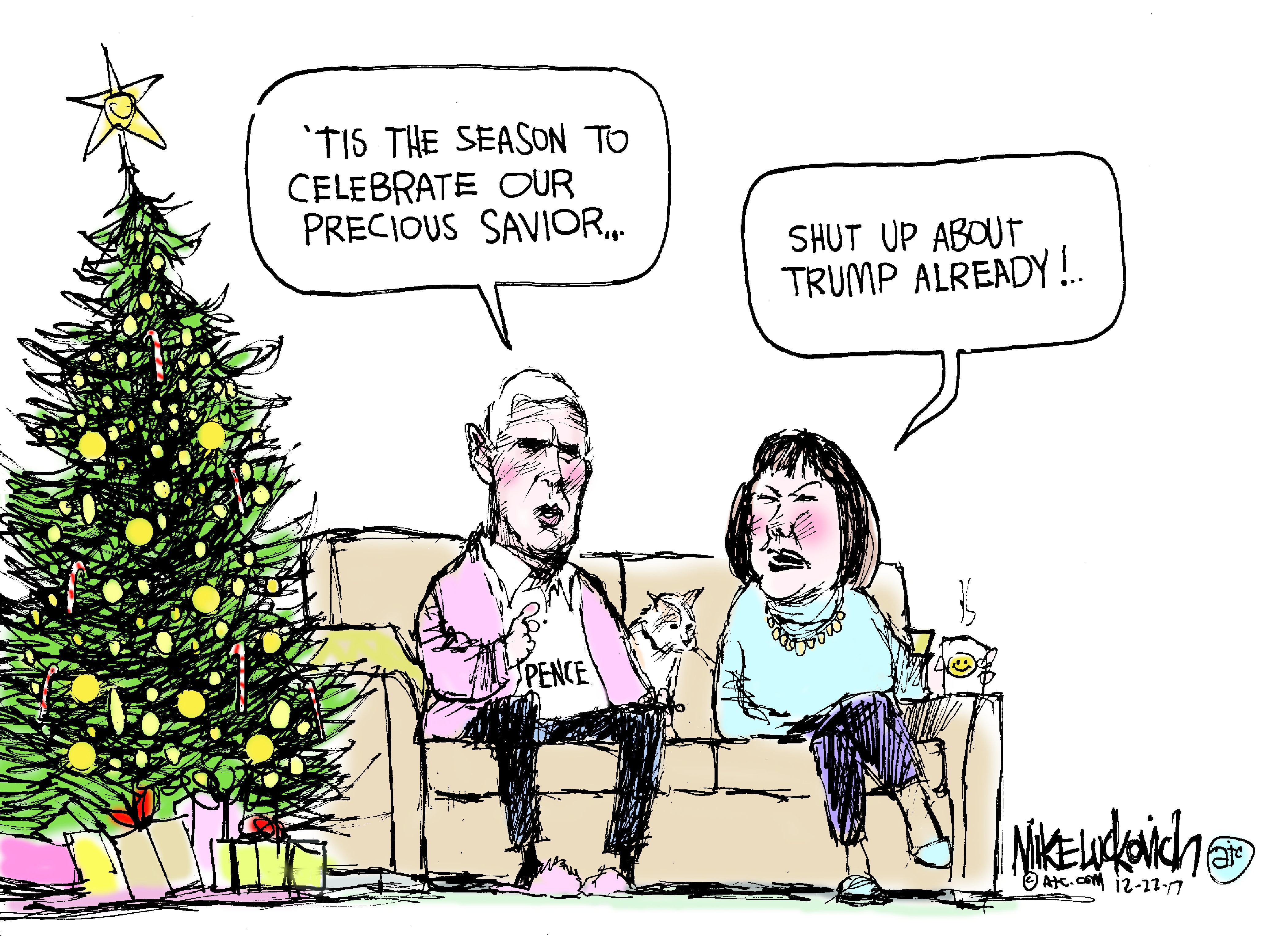 11 hilarious Christmas-themed political cartoons | The Week