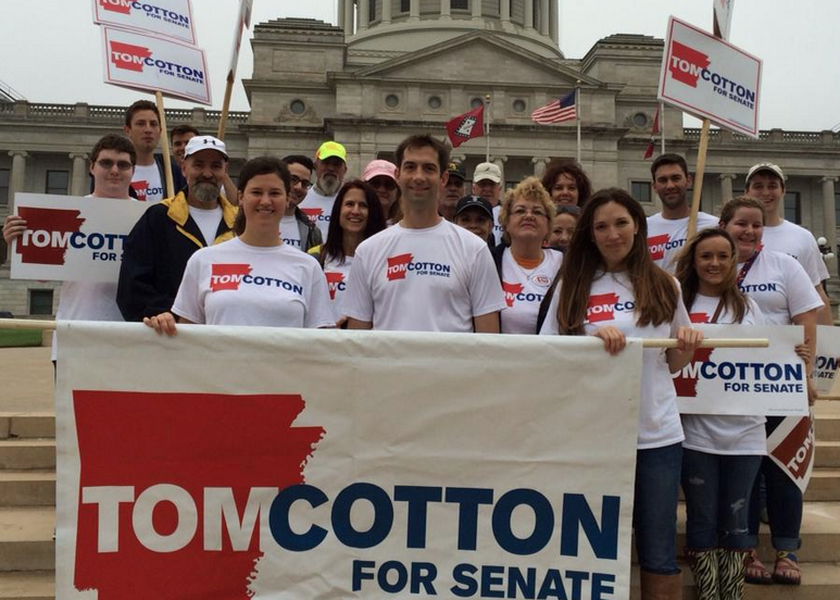 Republican Tom Cotton opens huge lead in Arkansas Senate race