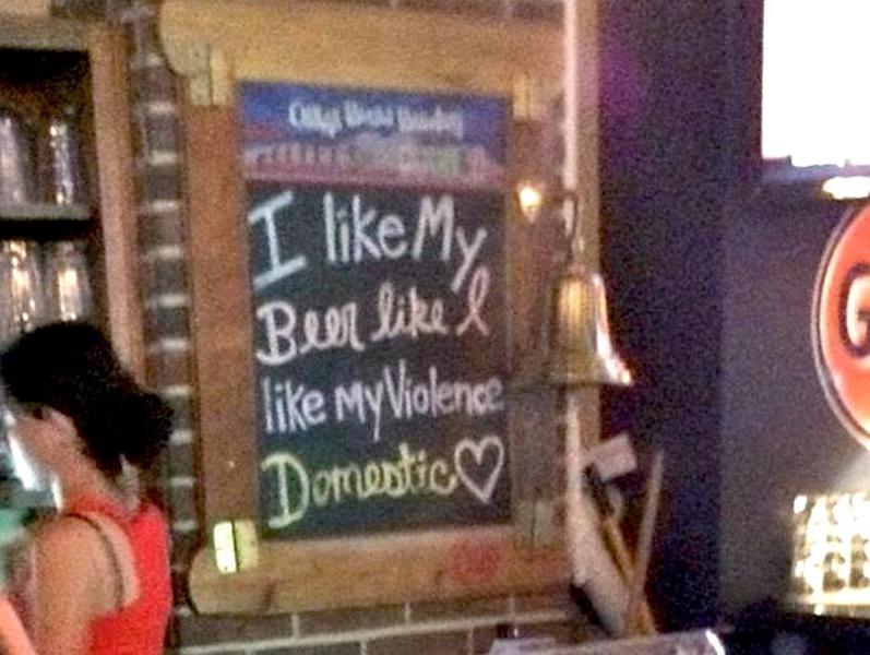 Dallas-area bar fires manager over terrible domestic-violence joke