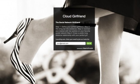 Want a girlfriend? Answer a few questions and a new internet start-up will give you one - a fake one, that is.