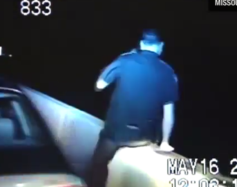 Cop jumps off 30-foot bridge to avoid an allegedly drunk driver
