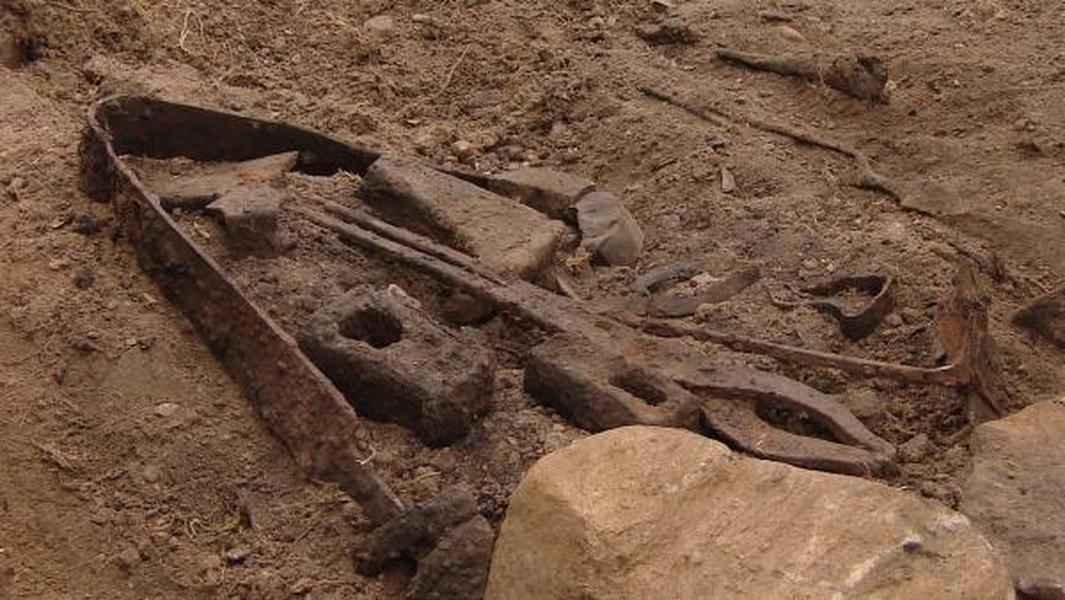 Man discovers &#039;spectacular&#039; Viking grave in backyard