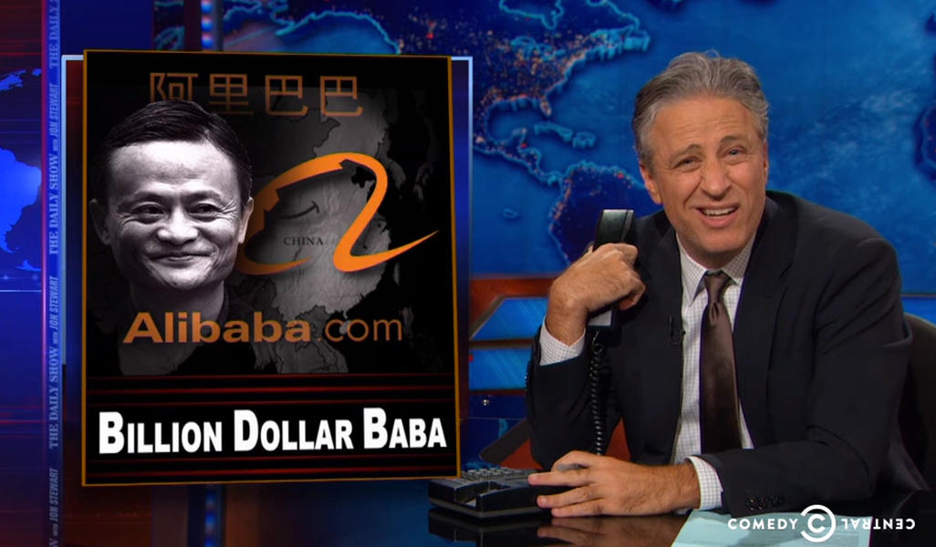 Jon Stewart helpfully explains China&#039;s Alibaba to America: &#039;Craigslist with better graphics&#039;