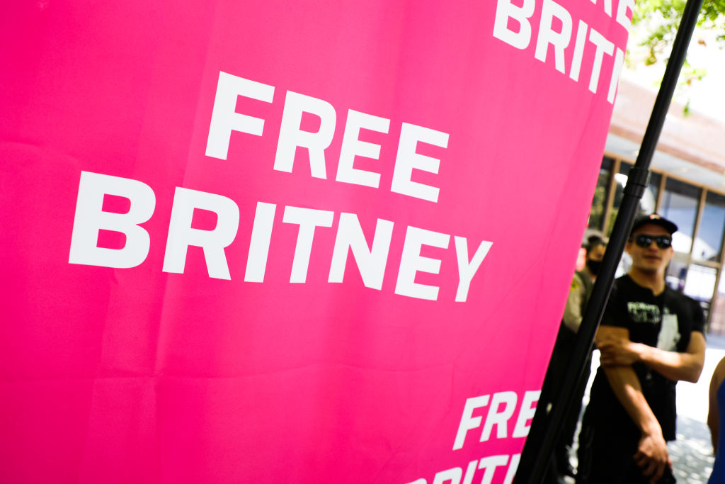 &quot;Free Britney&quot; sign.