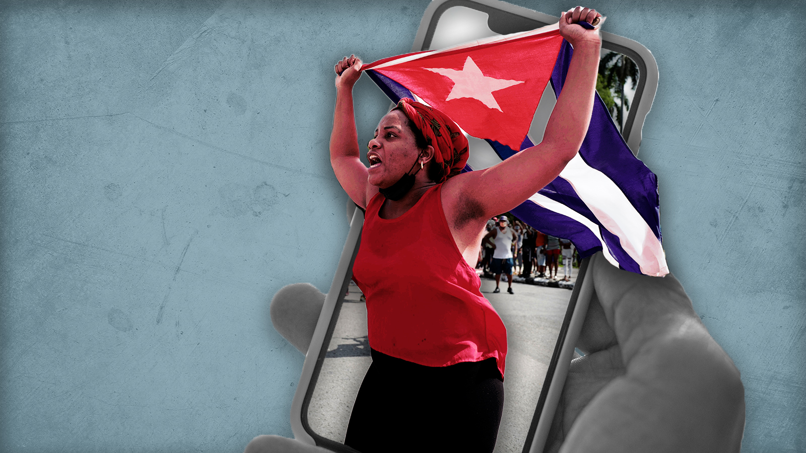 Cuba protest social media.