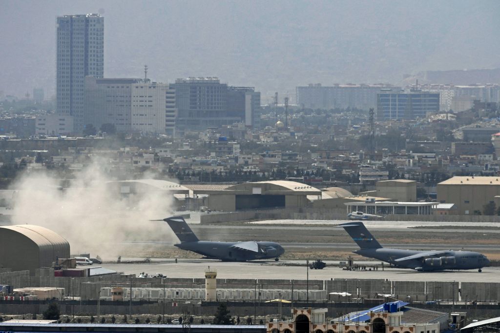 U.S. forces in Kabul airport