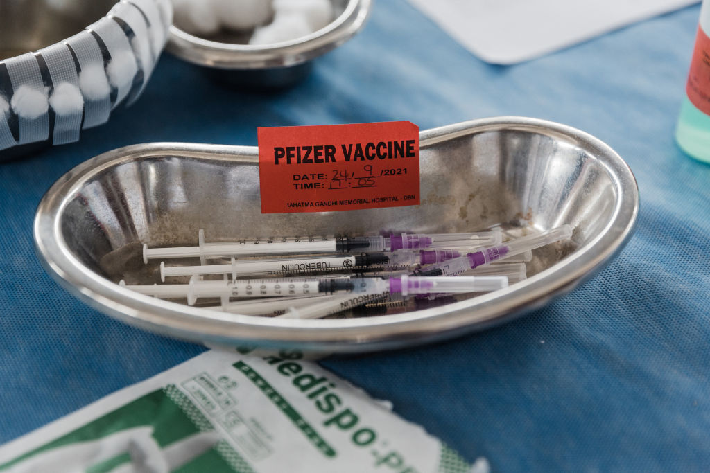 Pfizer-BioNTech vaccine.