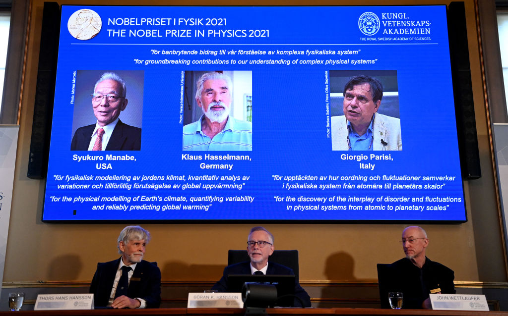 2021 Nobel Physics laureates