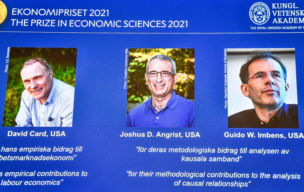 2021 Nobel in Economics laureates