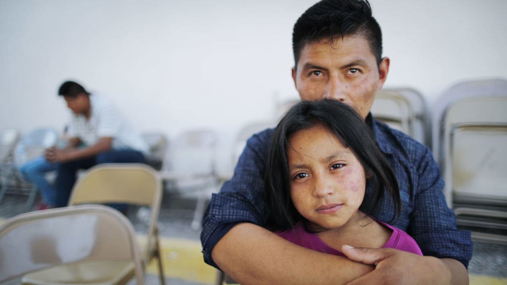 A father and daughter from Guatemala.
