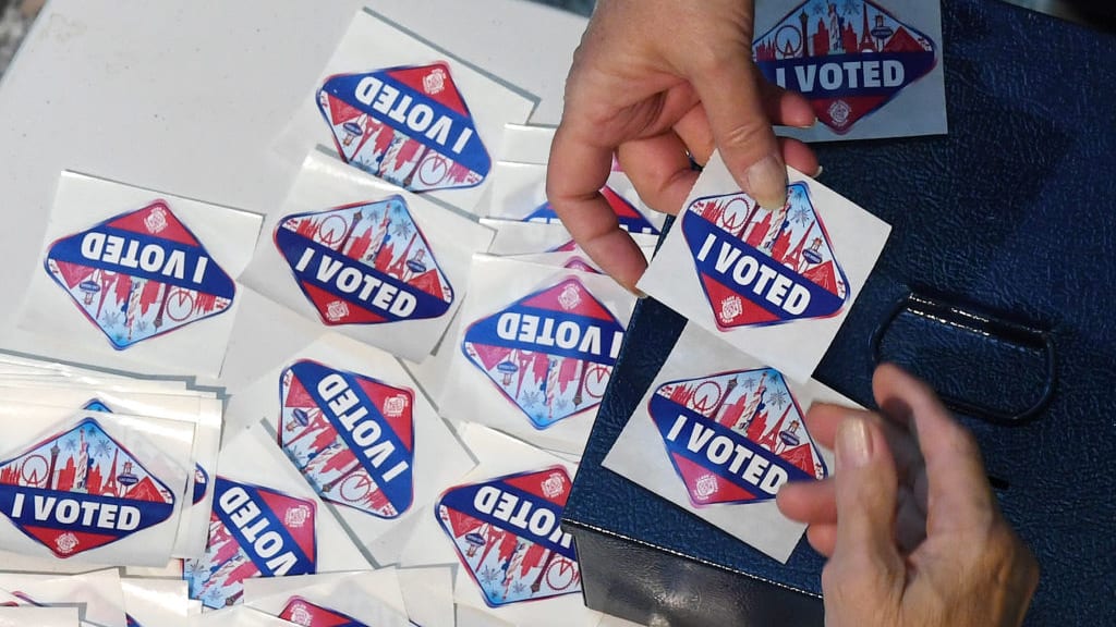 &quot;I Voted&quot; stickers.
