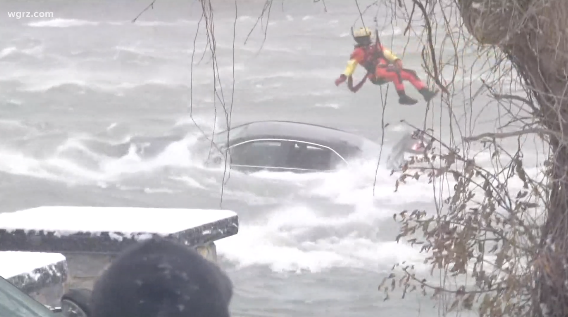 Coast Guard diver attempts Niagara Falls rescue