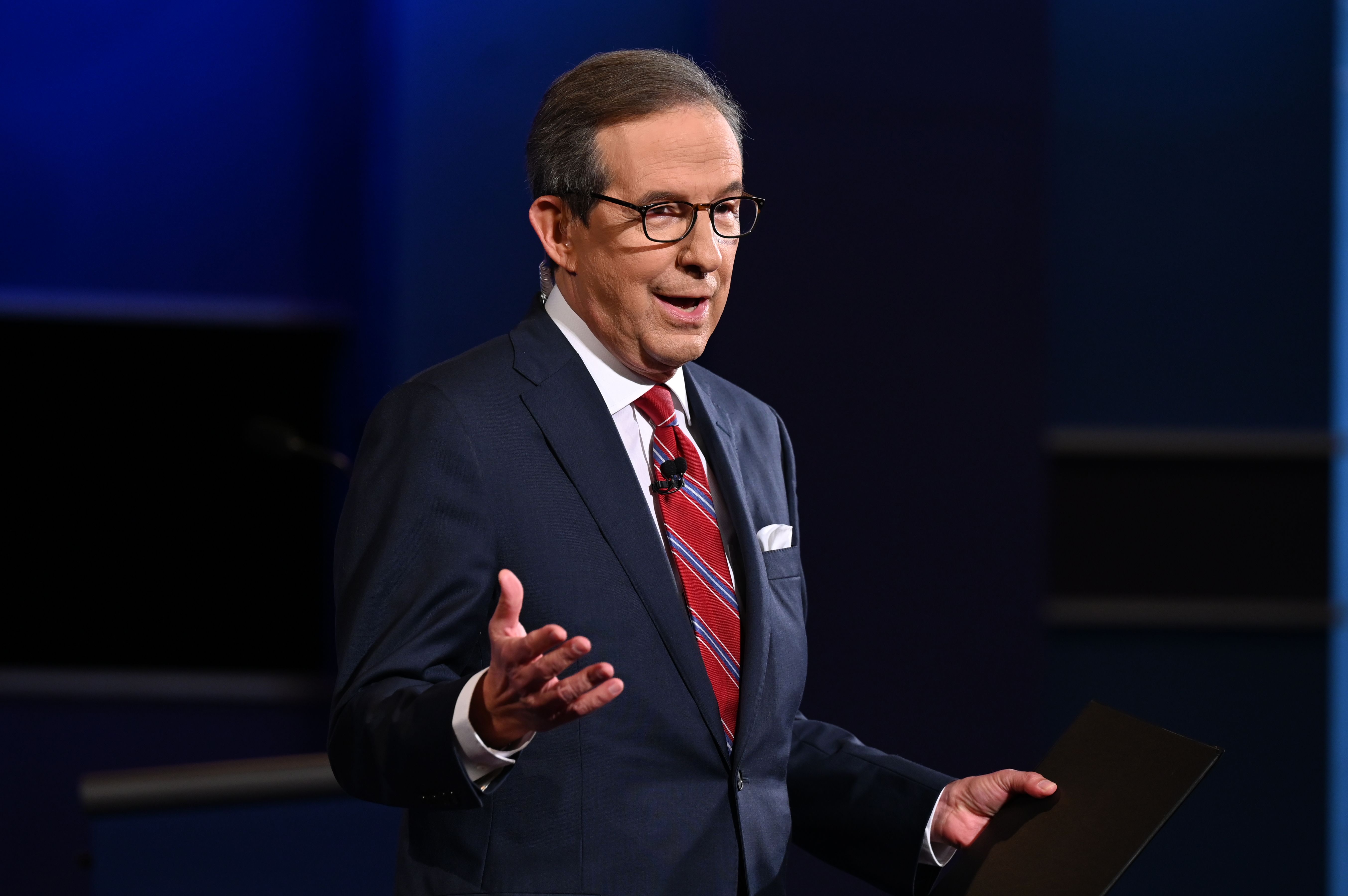 Chris Wallace moderates a 2020 presidential debate 
