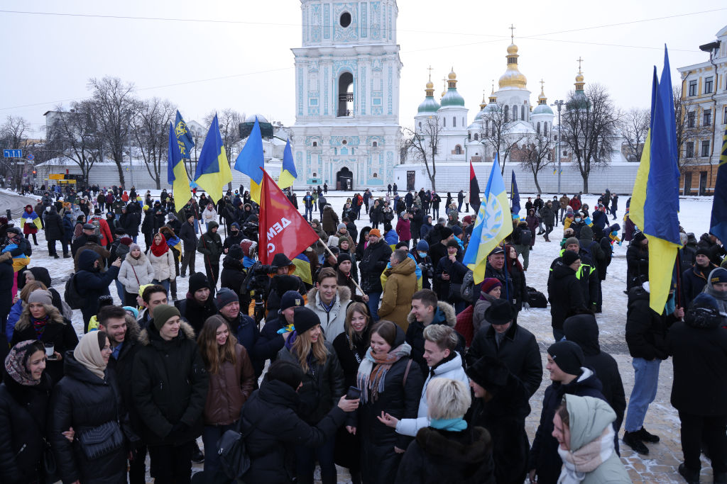 Ukrainian patriotic rally
