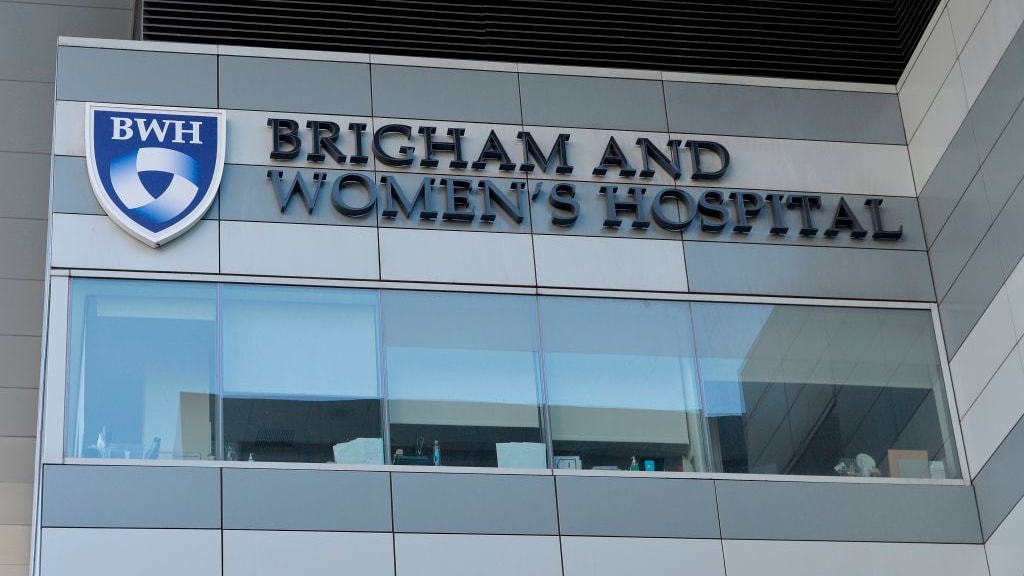 The outside of Brigham and Women&#039;s Hospital in Boston.