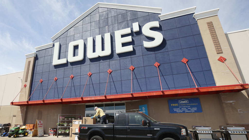 A Lowe&#039;s store.