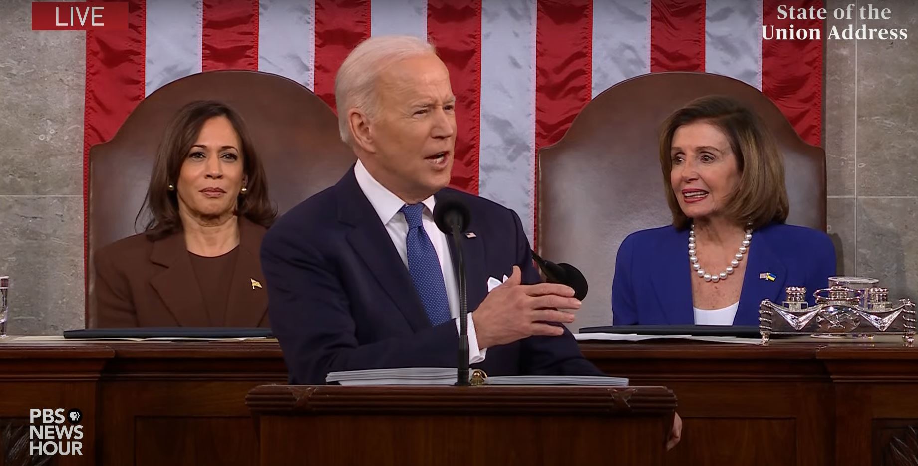 Joe Biden, Nancy Pelosi, and Kamala Harris