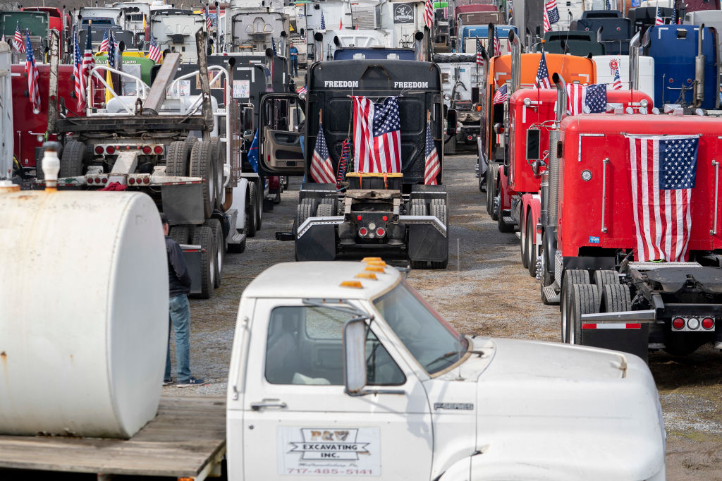 Trucker convoy