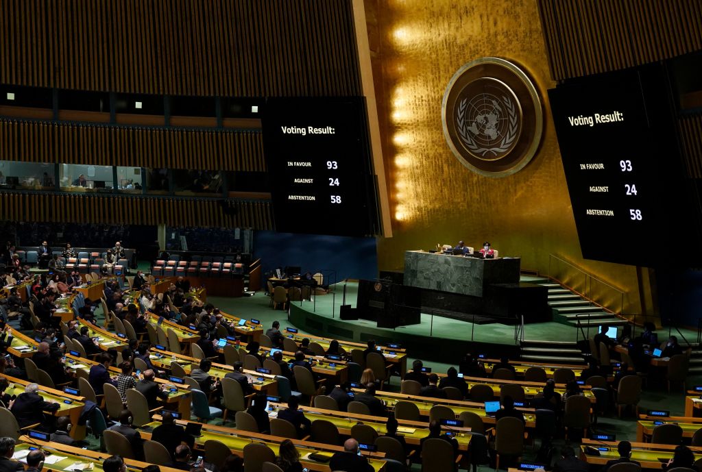 United Nations vote.