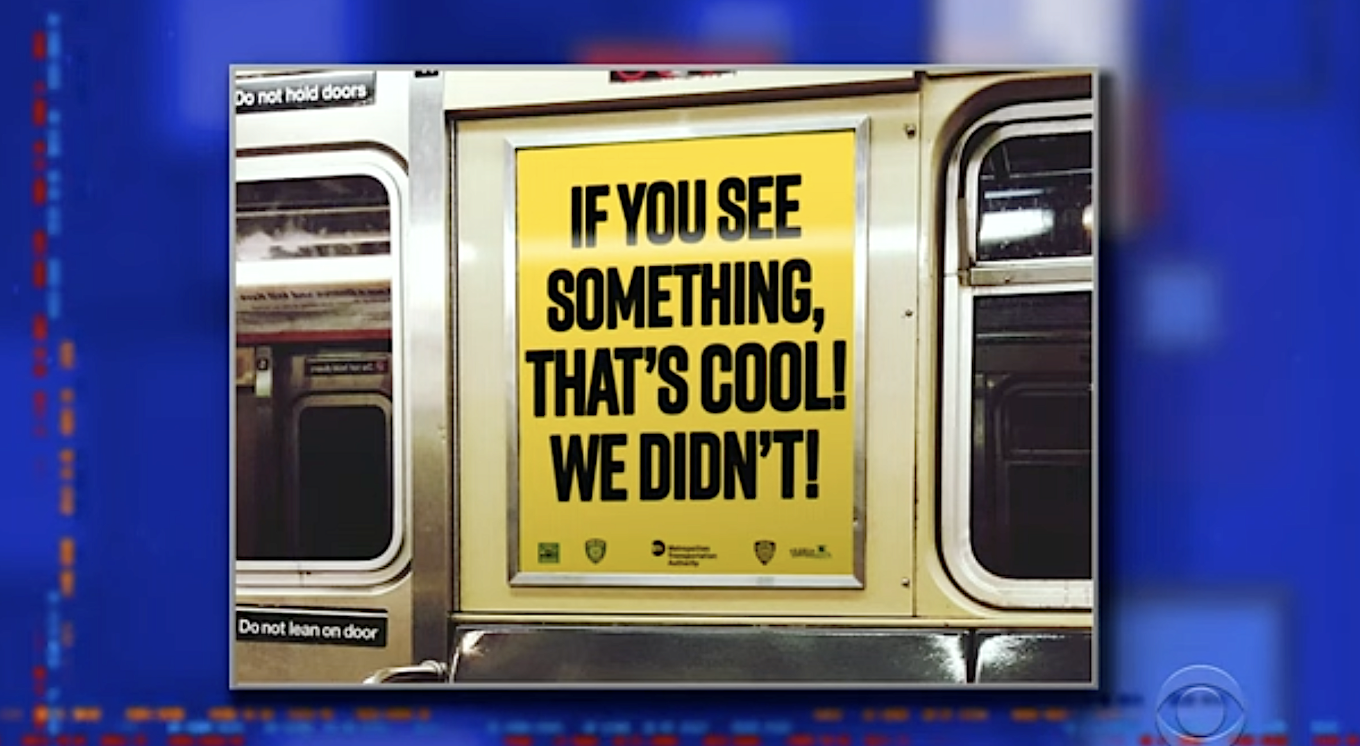 Fake NYC subway sign