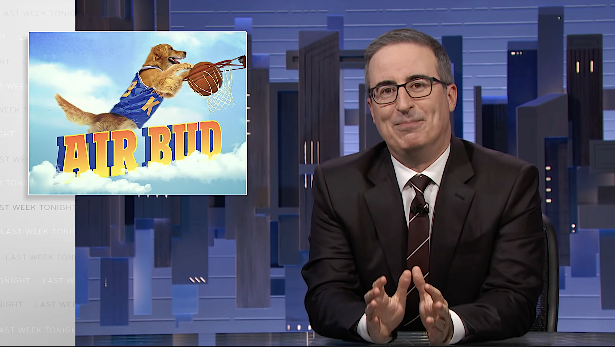 John Oliver dissects Air Bud