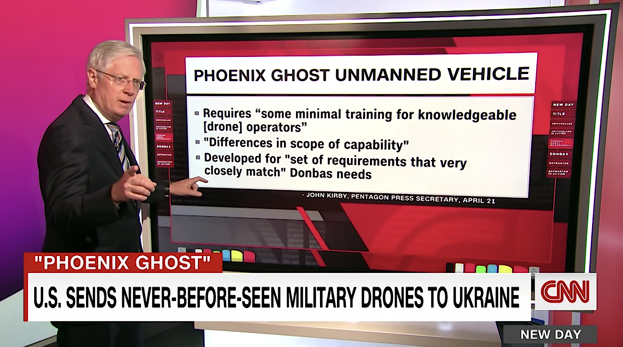 CNN describes Phoenix Ghost drones