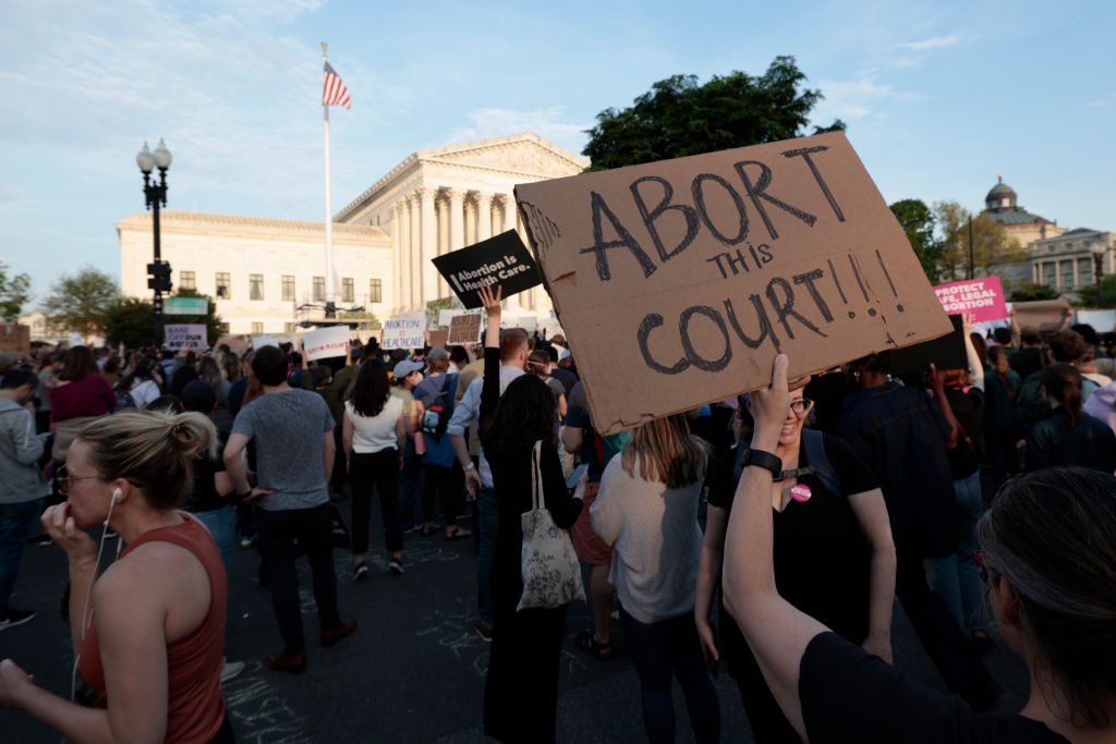 Abortion rights rally outside Supreme Court